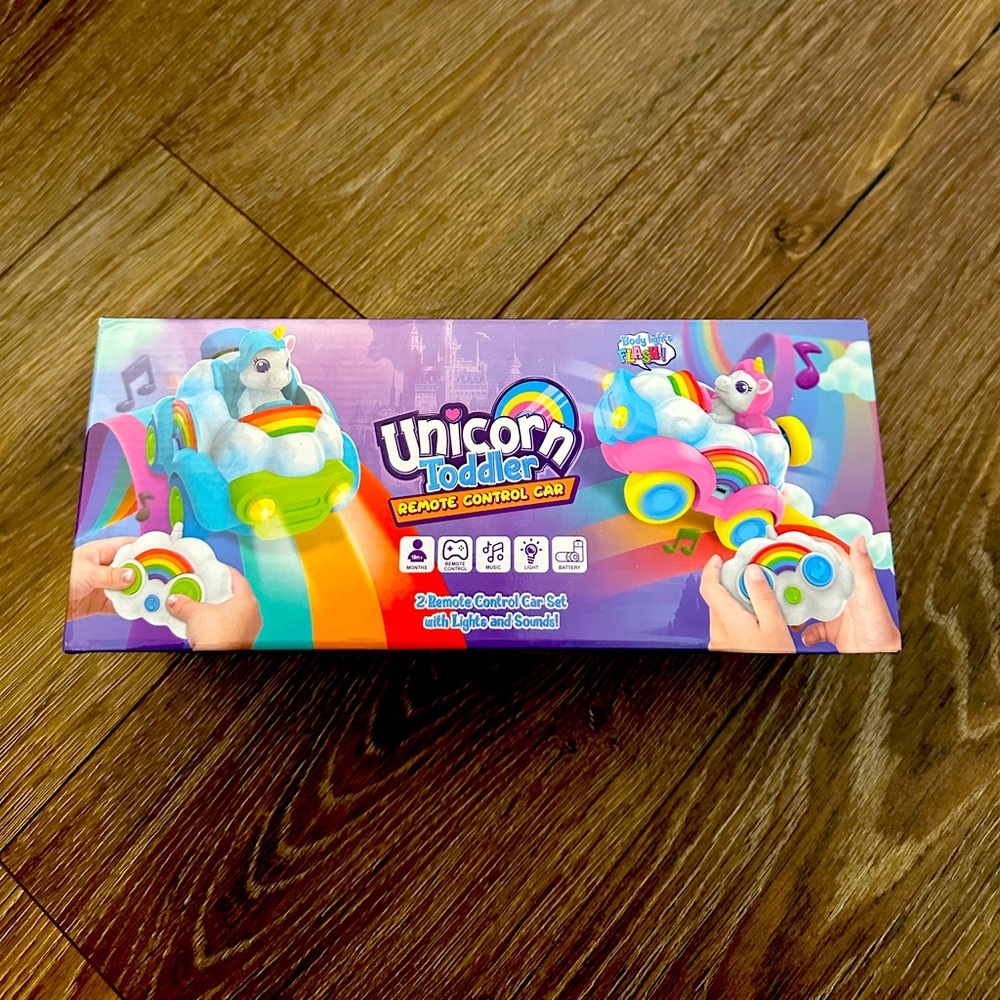 Unicorn Toddler Remote Control Car